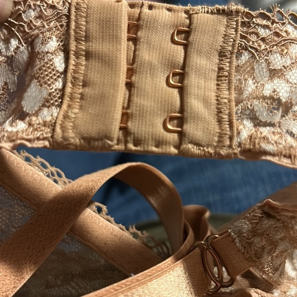 Skarlett Blue Rouse Sheer Leopard Mesh Lace Balconette‎ Silhouette Underwire Bra - Picture 7 of 10